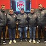 v.l. Trainer Ismail Yüce, Trainer Yasin Sümer, Vorstandsmitglied Yusuf Yilmaz, Vorstandsmitglied Ersin Dalkilic, Spielleiter Fatih Demir