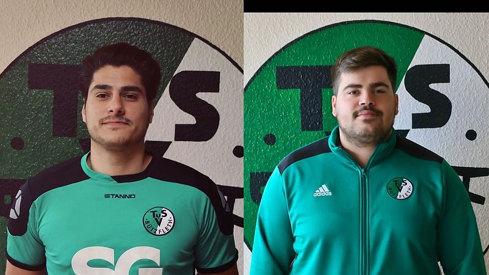 Neuer Trainer Osman Yaman und sein Co-Trainer Rifat Can Yildiz.