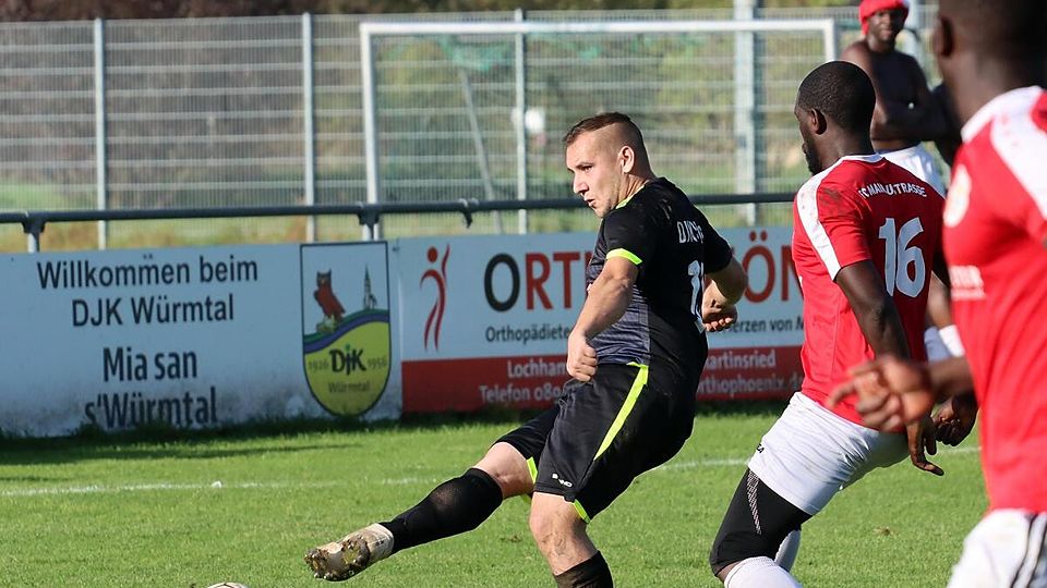 Im Rückspiel gegen den FC Mainaustrasse spielte die DJK Würmtal nur Remis. (Foto aus dem Hinspiel)