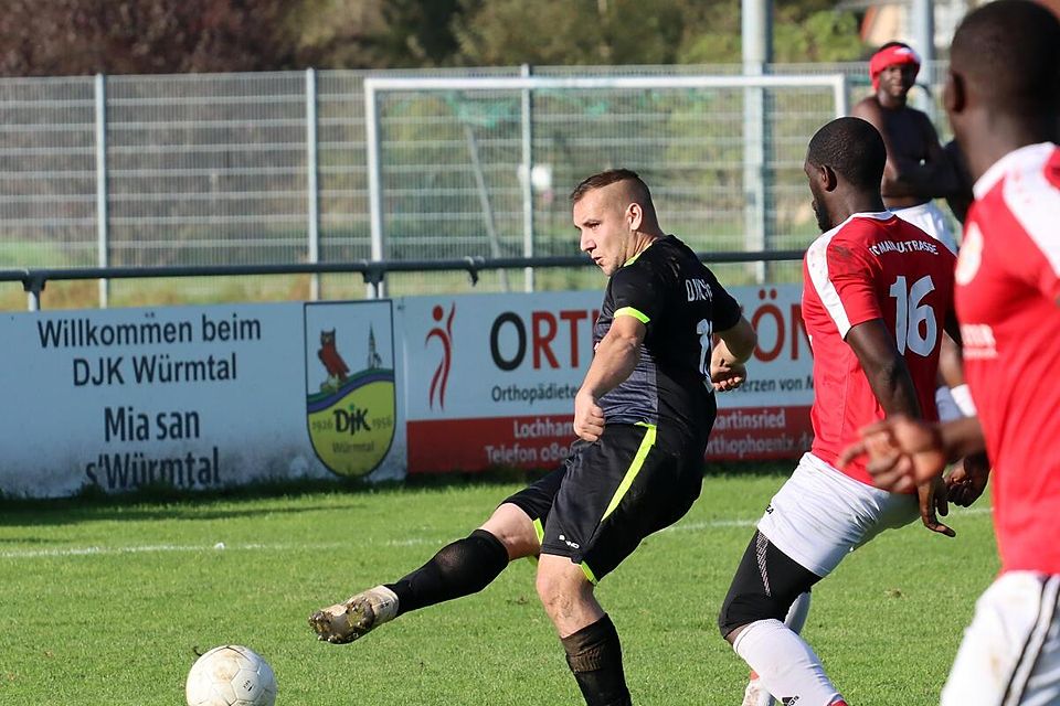 Im Rückspiel gegen den FC Mainaustrasse spielte die DJK Würmtal nur Remis. (Foto aus dem Hinspiel)