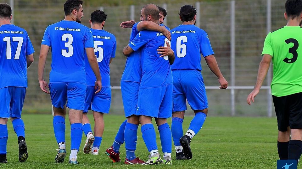 Jubel beim FC Ober-Ramstadt.