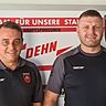 Die neuen Trainer der Neumarkter U19: Florian Reichold (l.) und Robert Larisch.