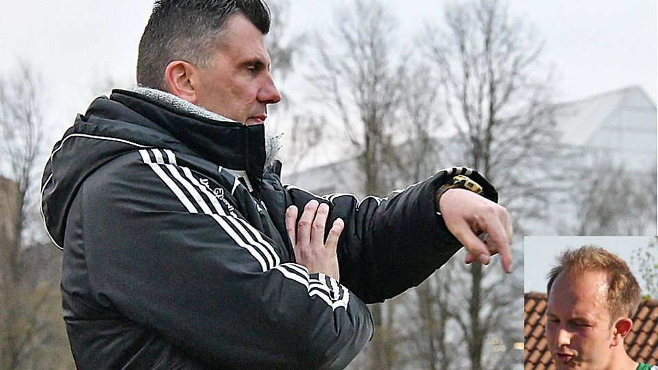 Noch bis zur Jahresmitte 2021 kümmert sich Florian Strehle um die U 23-Kicker des FC Gundelfingen, dann übernimmt Peter Stegner (kleines Bild) den Trainerjob.