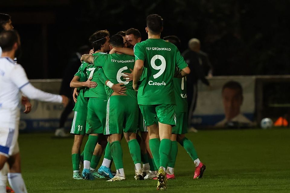 Der TSV Grünwald hat einen ganz wichtigen Dreier eingefahren.