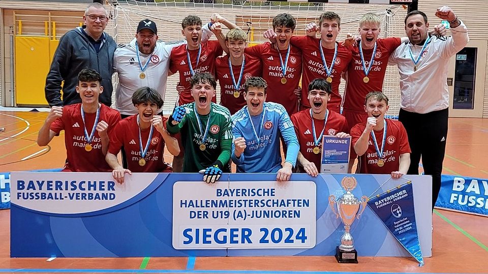 Neuer bayerischer Hallenmeister bei den A-Junioren: Der TSV 1860 Rosenheim.