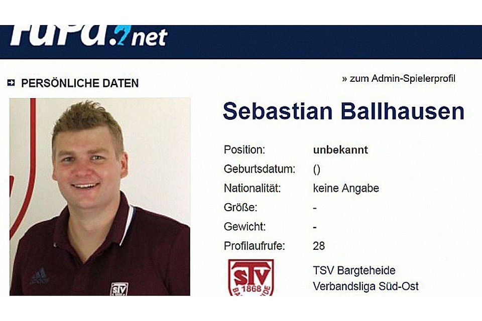 Trat als Co-Trainer des SV Eichede II zurück: Sebastian Ballhausen.