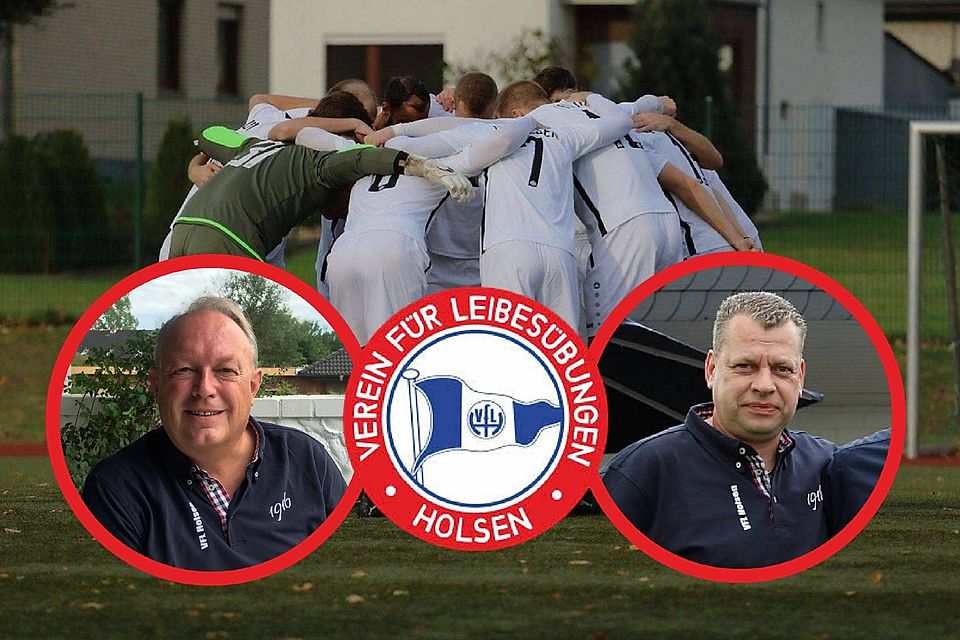 Nominieren ihre persönliche Legendelf: Frank Müller (l.) und Marcel Kleimann (r.) gehören beide dem Funktionsteam des VfL Holsen an und sind seit vielen Jahren im Verein tätig.