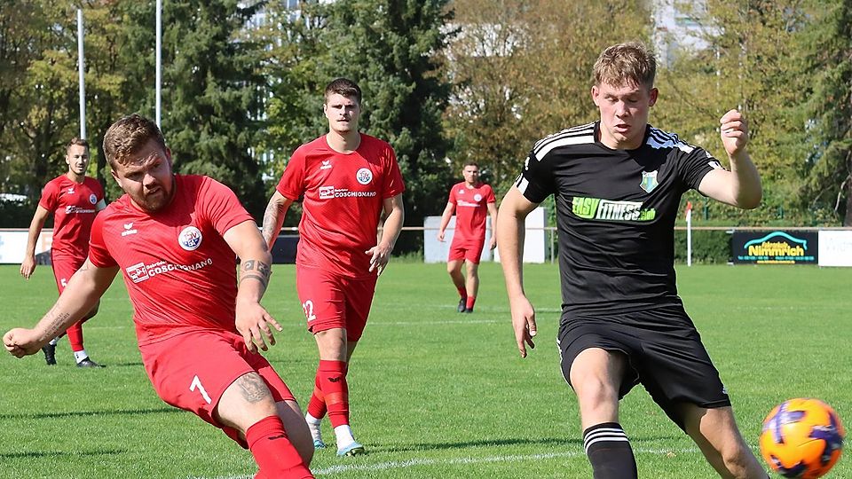 Erfolgreicher Torschütze: Lukas Hornung schoss für den TSV Gilching-Argelsried II das 1:0 gegen Maisach. F.: Dagmar Rutt