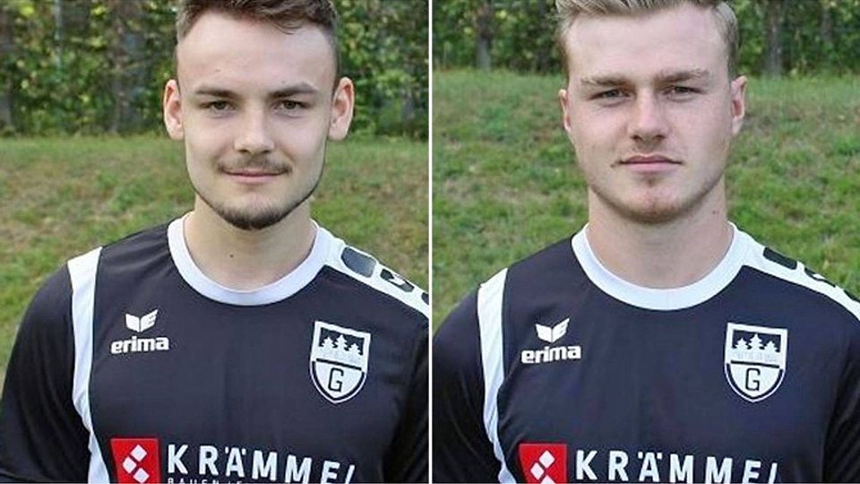 Lukas Kellner (li.) und Moritz Fischer haben sich im Test gegen Landsberg verletzt. Fotos: Sacher