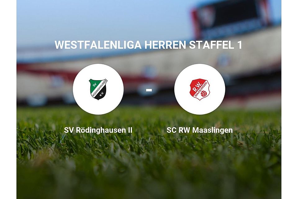 SV Rödinghausen II gegen SC RW Maaslingen