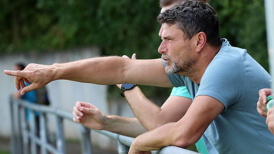 Gelungene Punktspielpremiere: der neue Trainer des SV Planegg-Krailing, Pero Vidak.