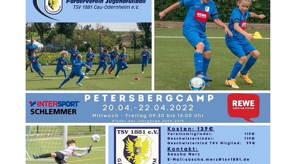 TSV 1881 Grau-Odernheim plant Petersbergcamp 2022