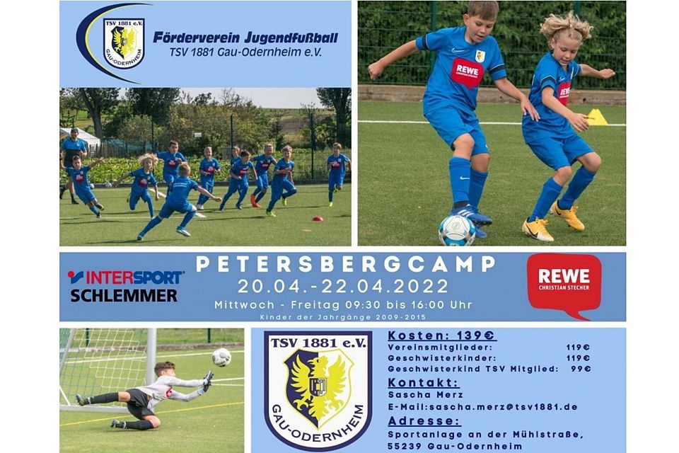 TSV 1881 Grau-Odernheim plant Petersbergcamp 2022