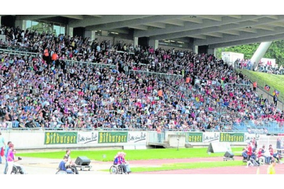 Höhepunkt des Jahres im Sportpark: Das FVM-Pokalendspiel des BSC gegen Viktoria Köln sahen 2015 über 6000 Fans. FOTO: MÜLLER