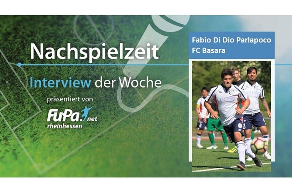 Fabio Di Dio Parlapoco im FuPa-Interview der Woche. Foto: Wolff.