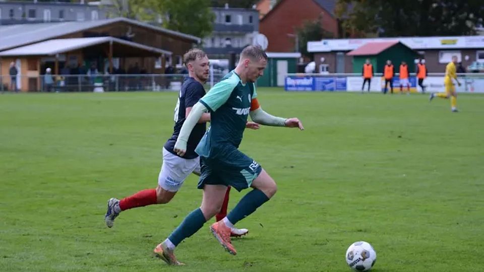 Timo Barendt im Spiel gegen Satrup. 