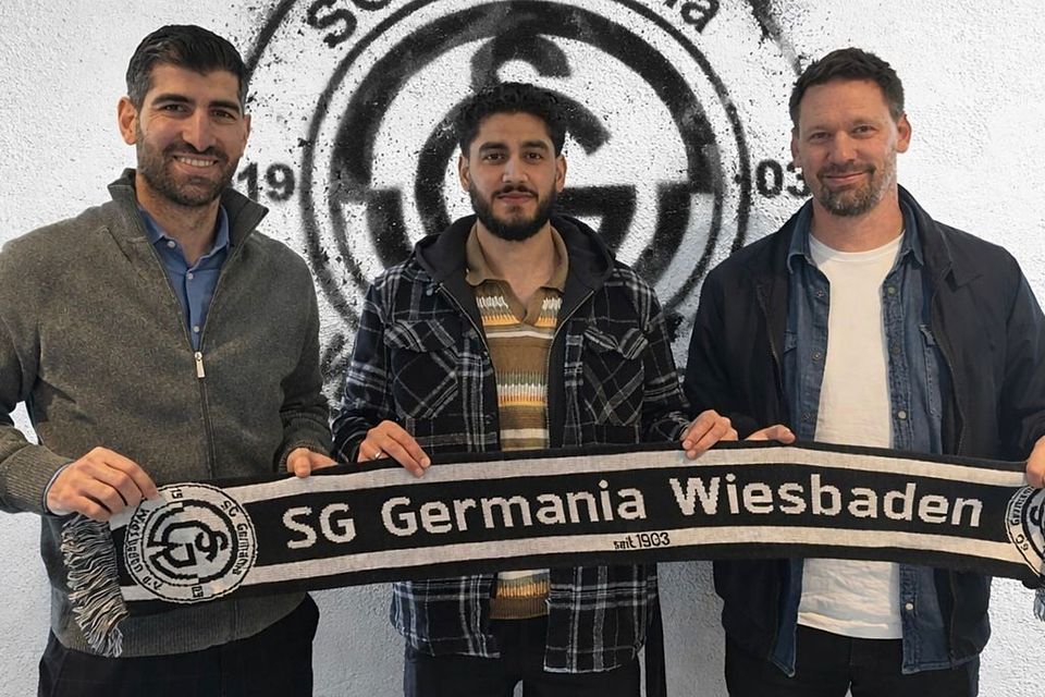 Arbeiten künftig zusammen: Germanias sportlicher Leiter Ninos Yoseph, Khaled Abou Daya sowie Trainer Stefan Kühne (v.l.n.r.).