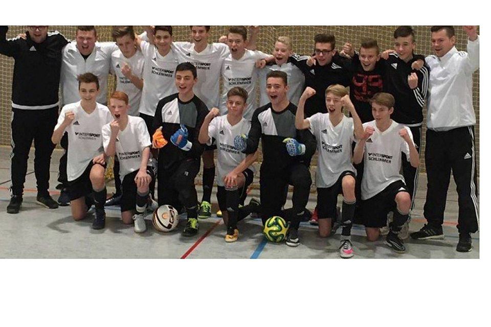Sieger der Futsal-Kreismeisterschaft: Die C-Junioren der SG Meisenheim. F: Kloos
