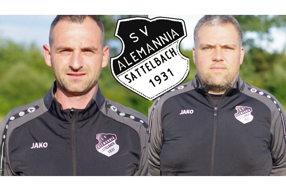 Vedran Celiscak (l.) hat sein Traineramt beim SV Sattelbach zur Verfügung gestellt und wird von Fabian Kurz abgelöst.