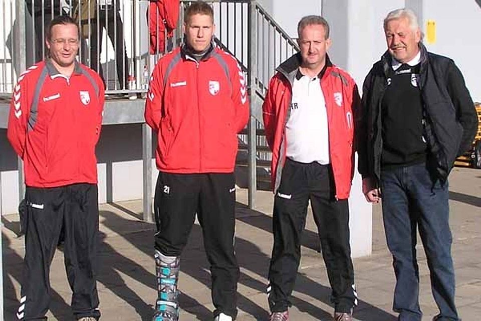 von links: Roland Lanzl, Florian Besoke, Frank Mayer und Martin Kreidl