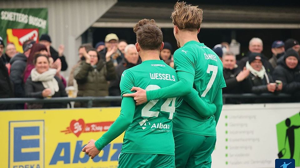 Arne Wessels und Conor David Tönnies schossen den FC Büderich am Wochenende mit zwei Viererpacks nahezu im Alleingang ab.