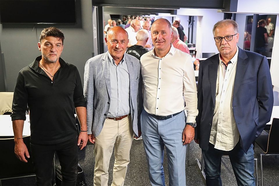 Reinhard Warrle (Vorstand Finanzen), Armin Distel (Vorstand Strategie und Marketing), Dieter W. Haller (der neu gewählte Präsident) und Denis Stogiannidis (Vorstand Sport und Jugend).