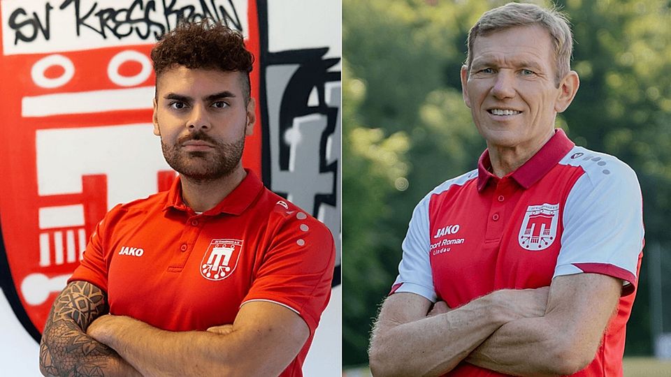 Reinhard Bergmann (links im Bild) folgt auf Jürgen Kopfsguter