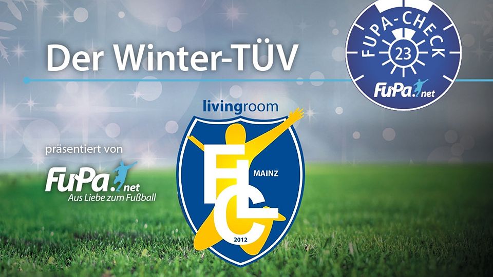 Der FC livingroom Mainz im Winter-TÜV. 