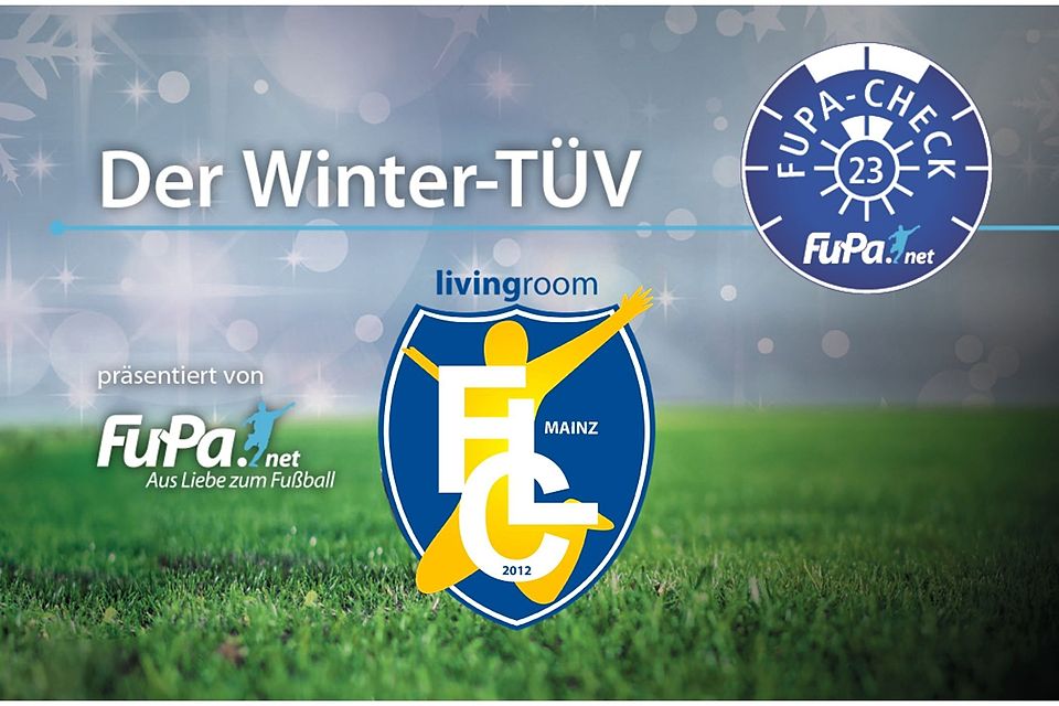 Der FC livingroom Mainz im Winter-TÜV. 