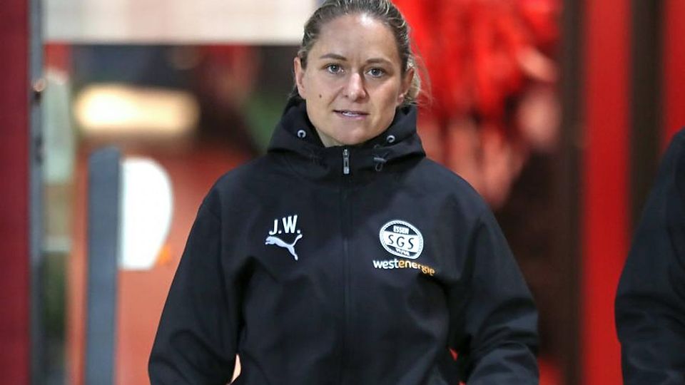 Jessica Wissmann ist beim Frauenfußball-Bundesligisten SGS Essen zur Cheftrainerin aufgestiegen.	Foto: IMAGO/Beautiful Sports