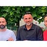 Der neue SG-Trainer Suat Türker (Mitte) mit Co-Trainer Güney Günel (links) und Teammanager Cem Ilhan.