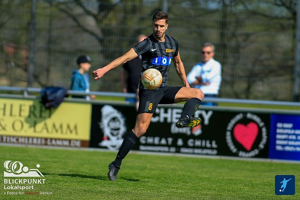 Pascal Hanna steht mit dem Landesligisten FC Kauitz kurz vor dem Gewinn des Gütersloher Kreispokals.