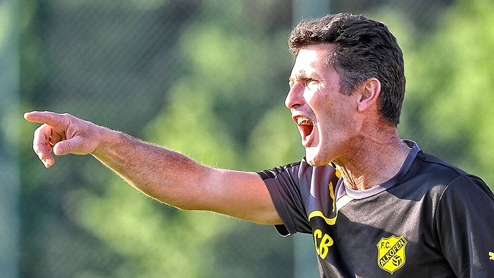 Christian Baier hat sein Traineramt beim FC Alkofen niedergelegt  F: Geisler