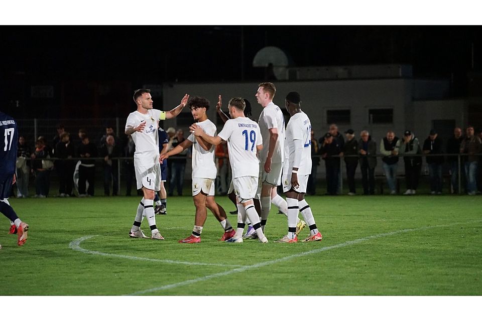 Triers U23 kam beim 6:1 gegen die SG Hochwald aus dem Jubeln gar nicht mehr heraus.
