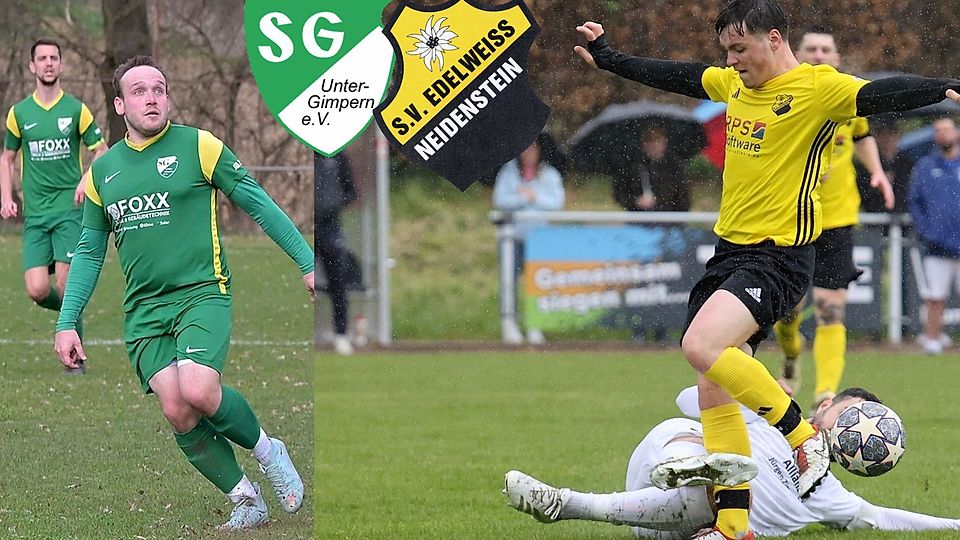 Untergimpern (grün) und Neidenstein spielen am Sonntag um den letzten verbliebenen Startplatz in der Kreisklasse A.