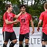 Ben Held (l.) und Fabian Diranko vom VFB Hallbergmoos