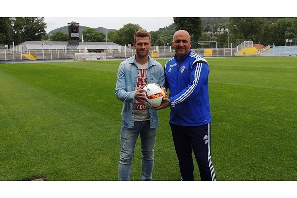 René Klingbeil (l.) und Volkan Uluc. Fotos: FC Carl Zeiss Jena