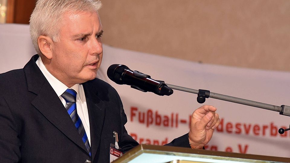 Fußball-Landesverband Brandenburg-Präsident Jens Kaden.