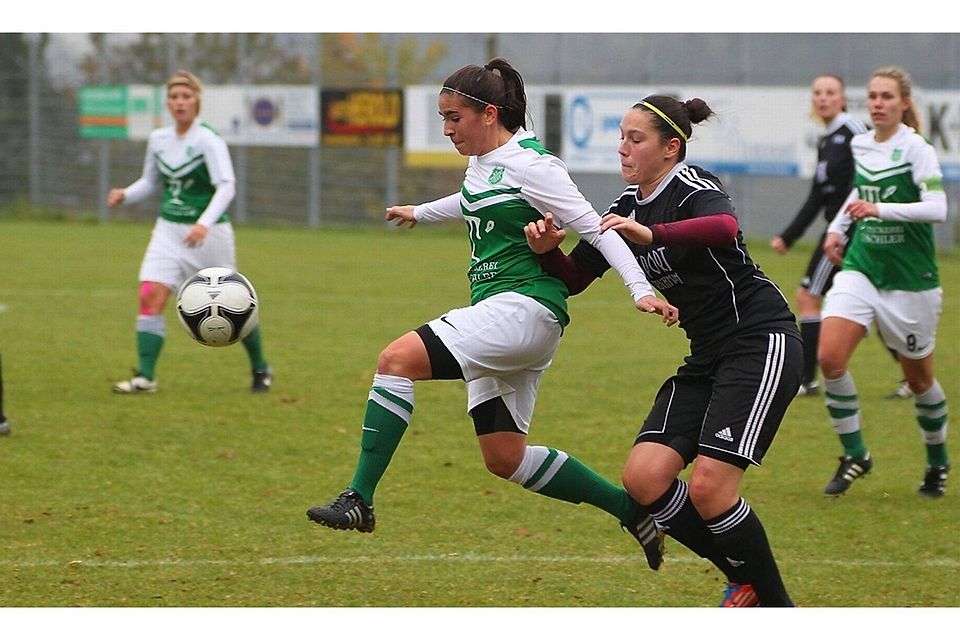 Franziska Hutter hat mit vier Treffern gegen den TSV Frickenhausen ihre Tore-Konto auf neun erhöht.  Foto: Tschannerl