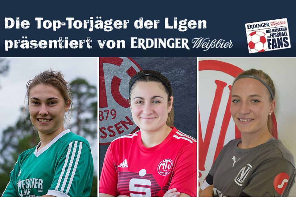 Jocher (l.), Klein (M.) und Utzschmid (r.) sind die erfolgreichsten Torschützen der Bezirksoberliga.