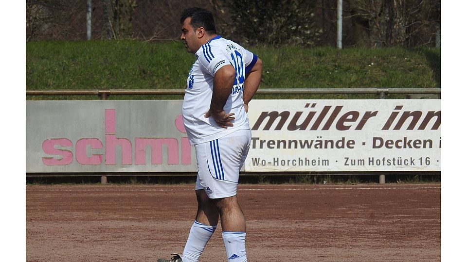 Cemal Bülbül ist bedient. Die Saison mit dem FC Bülbül Nurhak hat er sich anders vorgestellt. F: Stefan Raot