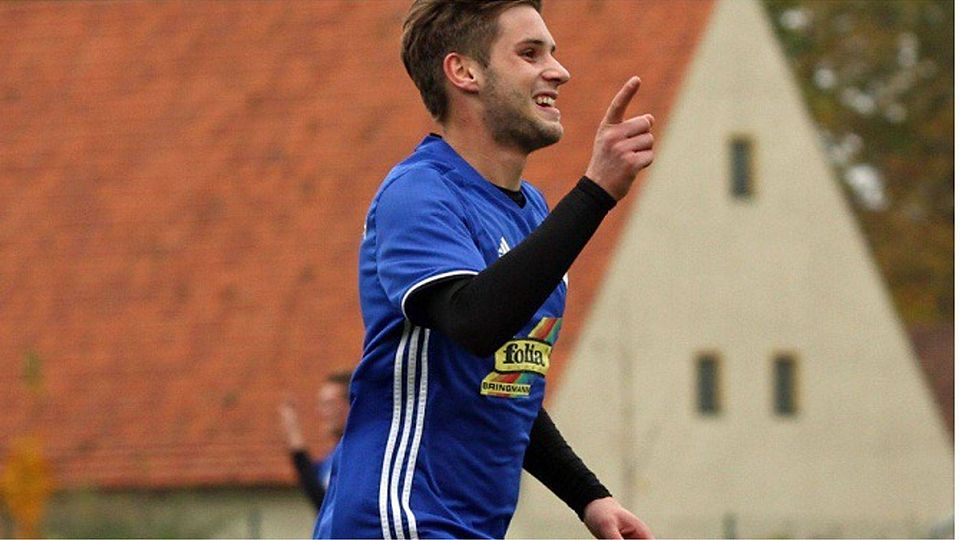 Oliver Lahr hatte in dieser Saison schon 19 mal Grund zum Jubeln. F: Janousch