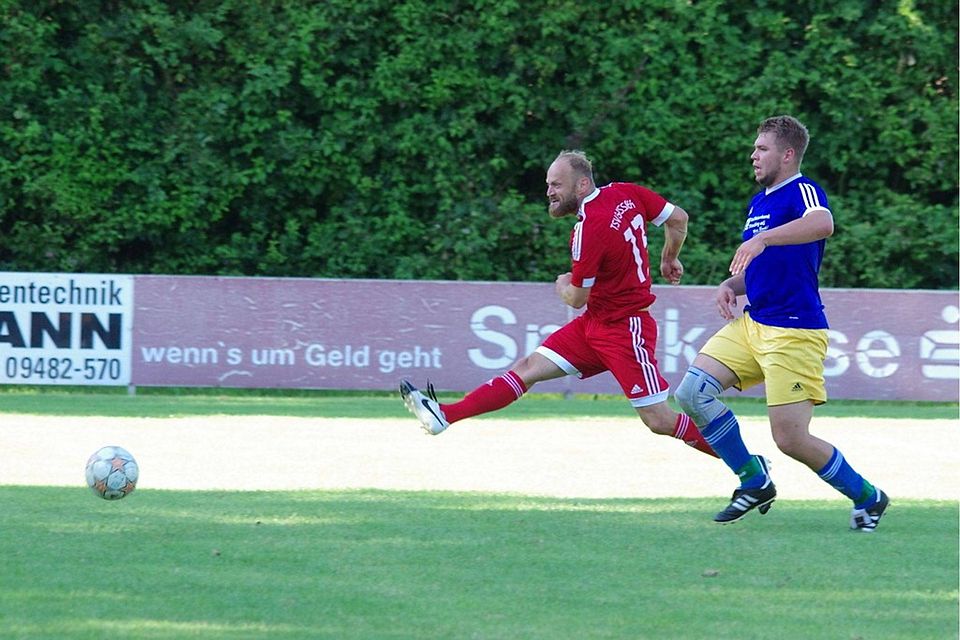 Franz Knittl und der TSV Großberg wollen daheim gegen Tegernheim ungeschlagen bleiben.  F: lst