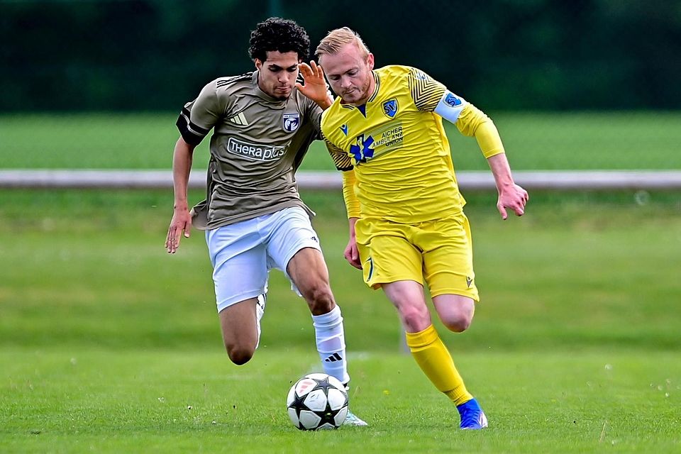 Rekordmann: Felix Partenfelder (r.) absolviert sein 300. Punktspiel für Dornach.