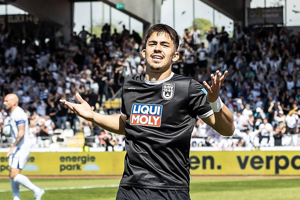 Er wird die SpVgg Unterhaching wohl verlassen: Aaron Keller, hier im Trikot des SSV Ulm.