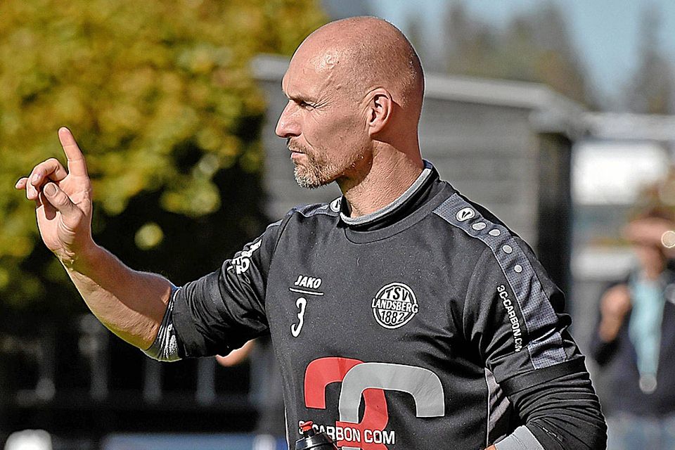 Sind für Sven Kresin die Tage als Trainer der Ersten Mannschaft des TSV Landsberg gezählt? Noch hat er keinen Vertrag.