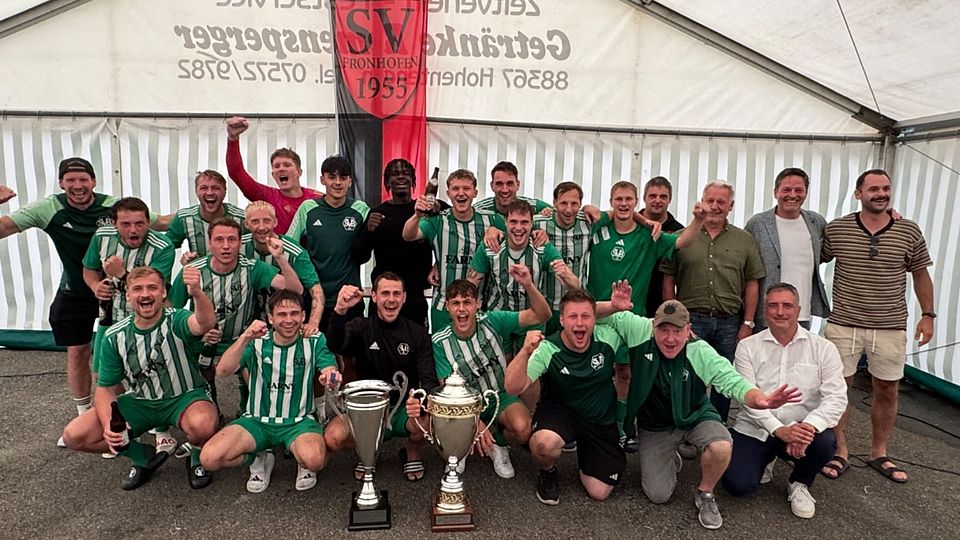 Der Turniersieger SV Bergatreute