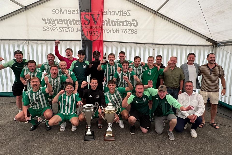 Der Turniersieger SV Bergatreute