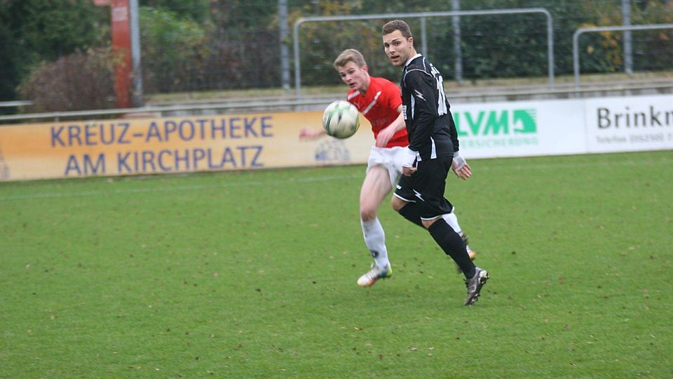 Machte alles klar: Patrick Kurzen traf gegen Clarholz zum 2:0-Endstand. F: Heinemann