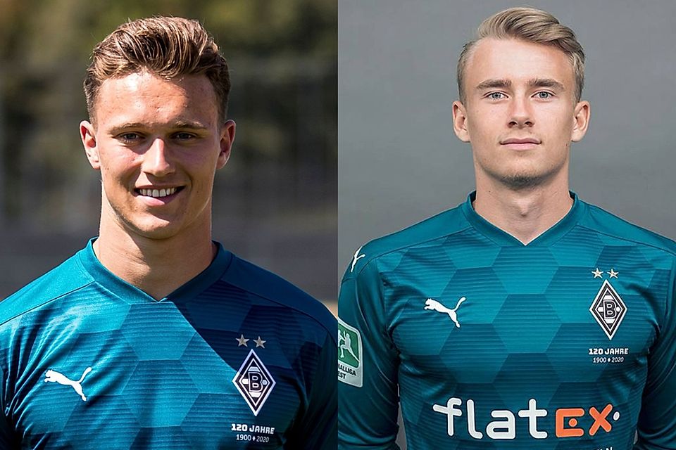 Glabachs U23-Keeper Jan Olschowsky (links) und Jonas Brüll nehmen sich aktuell nicht viel.
